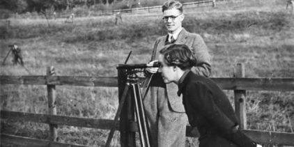 Practical Surveying, teaching a student 1937