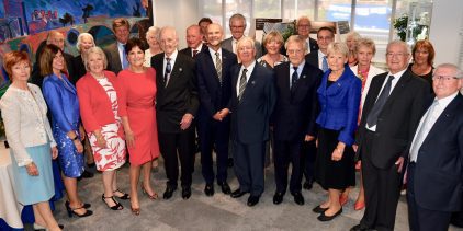 Picture of past UCEM Principals, Chairmen, Honorary Treasurers and Secretaries with their contemporaries