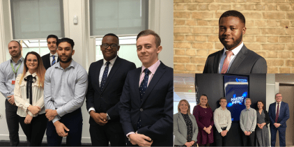 Collage of apprentice photos