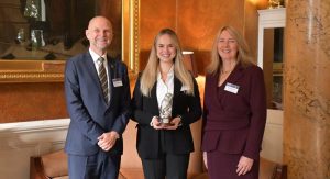 Annabel Huffer, Senior Building Surveyor at Knight Frank, won the Alumni Award last year