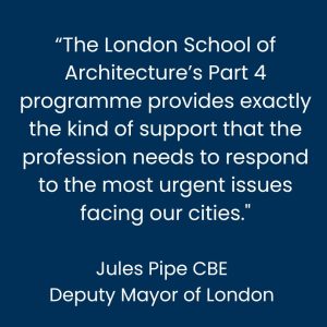 Jules Pipe supports LSA's Design For Life fire safety course