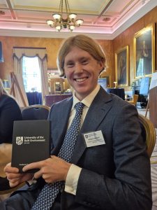 William Norton - winner of the Academic Excellence Award