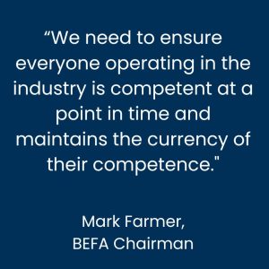 Mark Farmer, BEFA Chairman