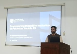 Muhammad Rana. Disability and inclusion in higher education. 
