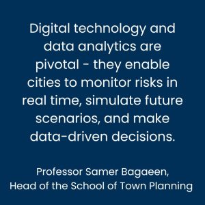 Samer Bagaeen quote about digital urban planning
