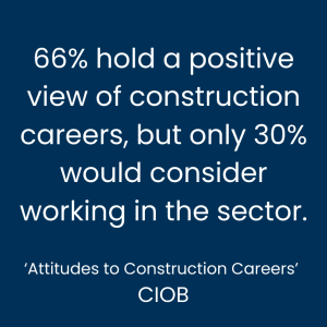 CIOB 'Attitudes to Construction Careers' report 2026