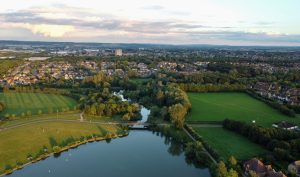 MIlton Keynes, designated as a new town in 1967. University of the Built Environment. Image credit: Ethan Wilkinson, Unsplash