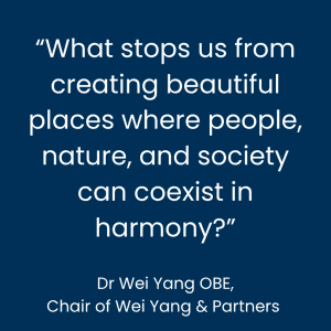 Speaking at University of the Built Environment’s summer 2026 graduation, Dr Wei Yang OBE urged graduates to carry their curiosity into the next stage of their careers, reminding them that the future of the built environment depends not only on technical expertise, but on the courage to ask better questions.