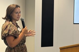 Aceil Haddad, founder and director of Matt PR and former head of communications at the gender equality campaign Pregnant Then Screwed, who spoke candidly about the barriers she had experienced throughout her career.