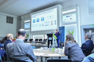 Mark Farmer, chair of BEFA, at an INSPIRE event co-organised by the University of the Built Environment